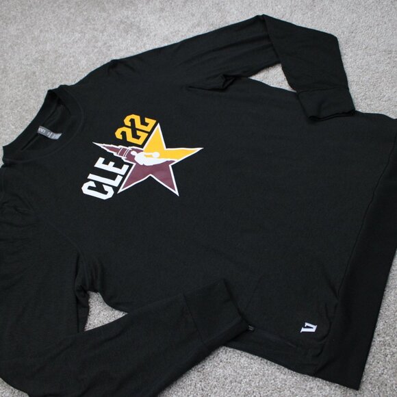 Vuori Cleveland Sweatshirt Mens Medium Black Ponto Performance NBA Cavs Pullover - Picture 6 of 13